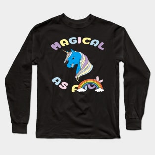 Magical As F*** Unicorn Long Sleeve T-Shirt